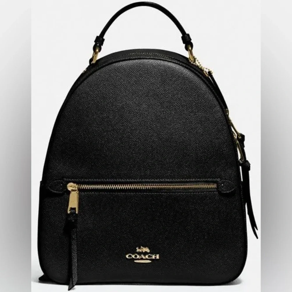 Coach Black Backpack with Gold Accents - Picture 1 of 9